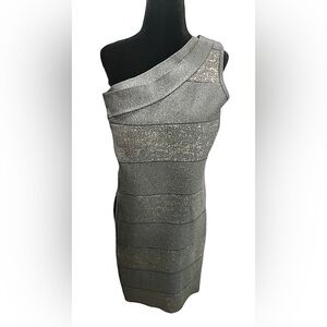 NWT Designer Brigitte Herskind Christy One Shoulder Bodycon Dress